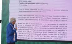 AMLO revela en Oaxaca carta que envío a Joe Biden; propone apoyos a 330 mil para evitar migración