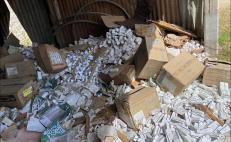 Investigarán SSO lote abandonado de medicamentos en San Antonio de la Cal, Oaxaca