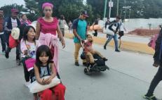 Parte caravana de Veracruz a CDMX; migrantes rescatan a compañero detenido por INM
