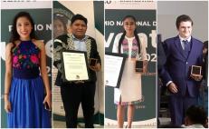 Entregan Premio Nacional de la Juventud a cuatro oaxaqueños por su labor ante pandemia de Covid-19