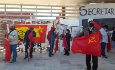 Frente Popular Revolucionario toma Ciudad Administrativa; exige atención del Gobierno de Oaxaca a demandas 
