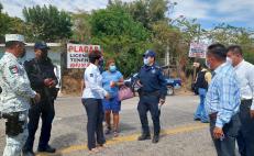 Realizan reunión y recorridos para fortalecer estrategia de seguridad en la Costa de Oaxaca 