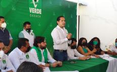 Partido Verde buscará votos con Morena por gubernatura de Oaxaca, pero se declara aliado de Murat