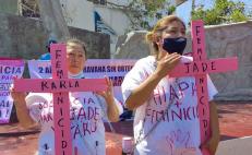 Llega caravana de madres chiapanecas a Juchitán, Oaxaca; buscan justicia por feminicidios de sus hijas 