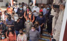 Trabajadores sindicalizados de Matías Romero, Oaxaca, cumplen 3 días en paro; exigen pago de salarios