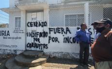 Los campesinos tomaron las instalaciones de la Procuraduría Agraria y exigieron la renuncia de su titular, Ignacio Martínez.