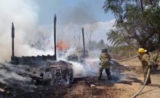 Se registran al menos siete incendios en Oaxaca este sábado; son atendidos por corporaciones 