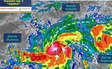 Huracán Agatha impactará esta tarde en Tonameca y Pochutla, en la Costa de Oaxaca