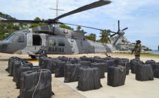 Asegura Marina cargamento de una tonelada de cocaína en la Costa de Oaxaca 