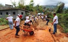 Cierra Coordinadora de Damnificados de la Sierra Sur, Oaxaca, primera etapa de acopio