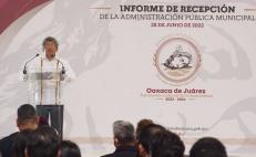Exedil morenista de la ciudad de Oaxaca heredó deuda de más de 386.6 mdp a nuevo gobierno: Martínez Neri 