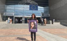 Concluye activista Soledad Jarquín gira por Europa tras denunciar ante ONU caso de su hija María del Sol