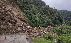 Por lluvias, 19 municipios de la Sierra Mazateca, en la Cañada de Oaxaca, enfrentan riesgo de deslaves