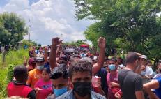 Crece tensión en población de Tapanatepec por llegada de más de 5 mil migrantes a Oaxaca