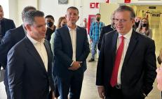 Coinciden aspirantes presidenciales Alejandro Murat y Marcelo Ebrard en Cumbre del Hábitat en Jalisco