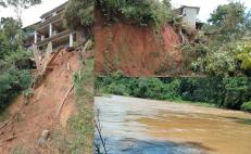 Fuertes lluvias dejan viviendas al borde del colapso en la Mixteca de Oaxaca; Conagua advierte derrumbes