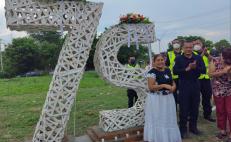 Erigen mujeres de Oaxaca memorial para recordar a víctimas del terremoto 7-S en Juchitán 