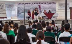 Creer en víctimas de violencia digital “es el primer paso a la justicia”, dice Olimpia Coral en Mixteca de Oaxaca