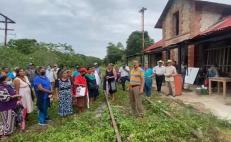Campesinos del Istmo de Oaxaca que exigen compensación por tierras ocupadas retiran bloqueo del Transístmico