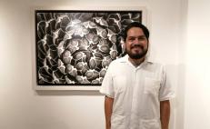 Con “Trazo Vegetal”, José Alberto Canseco, artista de Oaxaca, explora las posibilidades del blanco y negro