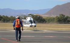 Ambulancia aérea traslada a 2 niñas tras incendio en el Istmo de Oaxaca; están graves