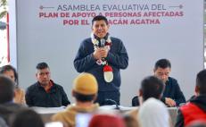 Supervisa Jara aplicación de recursos en poblaciones de Oaxaca afectadas por huracán Agatha