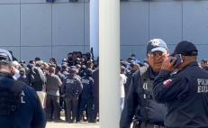 Protestan policías estatales de Oaxaca: denuncian despidos y falta de apoyos alimentarios