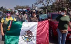 Marchan exmilitares en Oaxaca para pedir liberación de 4 soldados presos en Tamaulipas