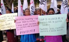 Mujeres de la Alianza de Pueblos piden libertad de hombre triqui; y atención del gobierno de Oaxaca