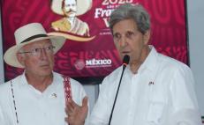 Tras anunciar inversiones en Oaxaca, Ken Salazar invita a Bartlett a visitar EU por plan de energías limpias