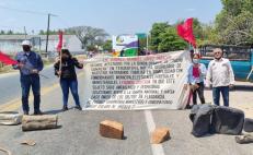 Estrangulan cinco bloqueos carreteros al Istmo; no hay paso desde Oaxaca a Chiapas ni a Veracruz