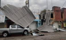 Granizada deja daños en escuelas y al menos 100 viviendas en tres municipios de la Cuenca de Oaxaca