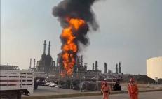 Se registra incendio en planta Hidros II de refinería “Antonio Dovalí Jaime” de Salina Cruz