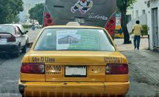 Denuncian ciudadanía alteración de placas de taxis en Oaxaca para evadir su identificación