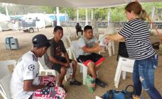 Módulo humanitario en Tapanatepec, Oaxaca, atiende a más de mil familias migrantes de 88 países