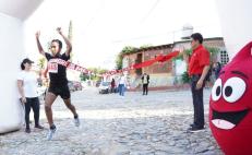 Más de 300 personas participan en carrera atlética por el Día Mundial del Donante de Sangre en Oaxaca