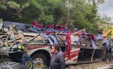 Accidente de autobús deja al menos 22 muertos en la Mixteca de Oaxaca; salió del Edomex 