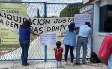 Exigen 23 extrabajadores de la Defensoría del Pueblo de Oaxaca una liquidación justa