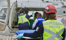 Equipo de médicos atiende a 4 menores con severas lesiones tras accidente en Mixteca de Oaxaca