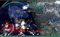 Alertan por posible desarrollo ciclónico al sur de las costas de Oaxaca