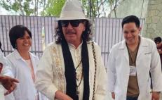 Sorprende Carlos Santana en visita relámpago a la Guelaguetza 2023 en Oaxaca