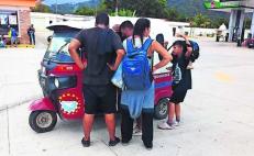 Mototaxis: migrantes enfrentan otro riesgo en su paso por Oaxaca; van 150 accidentes y 4 muertos