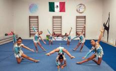 Con una rifa, siete niñas gimnastas de Oaxaca buscan conseguir recursos para competir en España