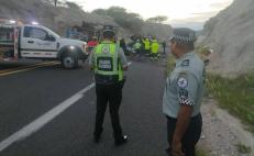 Actualiza gobierno de Oaxaca a 16 cifra de muertos en accidente carretero; se han recuperado 12 cuerpos 