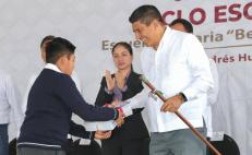 Con elogios al magisterio y a los Libros de Texto, encabeza Jara arranque del ciclo escolar en Oaxaca