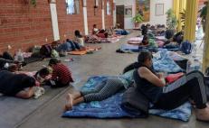 Por falta de alimentos, en 3 días colapsa albergue improvisado para migrantes en Oaxaca