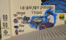 Con murales crean en Oaxaca "paisajes lingüísticos" para revitalizar idiomas originarios