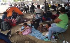 Llegan 2 mil 500 migrantes a Oaxaca en un día; analizan abrir otro centro de movilidad