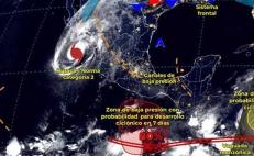 Pronostican lluvias ligeras con tormentas aisladas en parte del estado de Oaxaca 