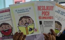 Presenta Seculta, en la FILO 2023, libros para niñas y niños, editados en lenguas indígenas. 